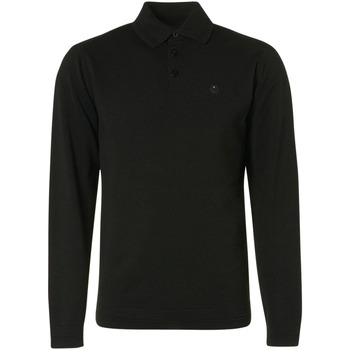 Textiel Heren T-shirts & Polo’s No-Excess LS Polo Solid Zwart Zwart