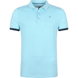 Textiel Heren T-shirts & Polo’s Blue Industry Polo M83 Aqua Blauw Blauw