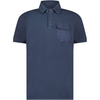 Textiel Heren T-shirts & Polo’s State Of Art Polo Pique Donkerblauw Blauw