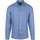 Textiel Heren Overhemden lange mouwen Hackett Overhemd Garment Dyed Blauw Blauw
