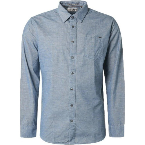 Textiel Heren Overhemden lange mouwen No Excess Overhemd Corduroy Blauw Blauw