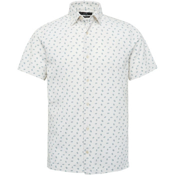 Textiel Heren Overhemden lange mouwen Vanguard Overhemd KM Print Wit Wit