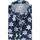 Textiel Heren Overhemden lange mouwen Blue Industry Overhemd Bloemen Donkerblauw Blauw