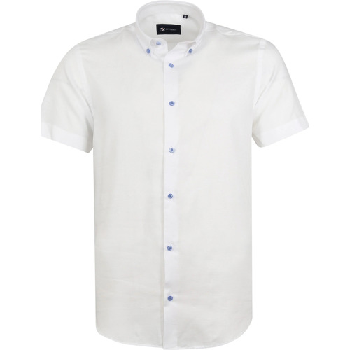 Textiel Heren Overhemden lange mouwen Suitable Shortsleeve Overhemd Wit Wit