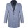 Textiel Heren Trainings jassen Suitable Geke Coat Wolmix Streep Blauw Blauw