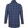 Textiel Heren Trainings jassen Suitable Geke Coat Wolmix Ruit Blauw Blauw