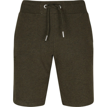 Textiel Heren Broeken / Pantalons Superdry Sweat Shorts Donkergroen Groen