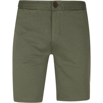 Textiel Heren Broeken / Pantalons Vanguard Chino Short Twill Donkergroen Groen