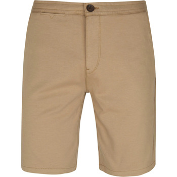 Textiel Heren Broeken / Pantalons Vanguard Chino Short Twill Beige Beige