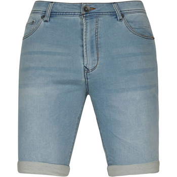 Textiel Heren Broeken / Pantalons Suitable Jelle Denim Short Lichtblauw Blauw