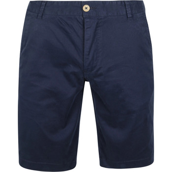 Textiel Heren Broeken / Pantalons Suitable Barry Short Donkerblauw Blauw