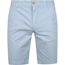Textiel Heren Broeken / Pantalons Suitable Barry Short Lichtblauw Blauw