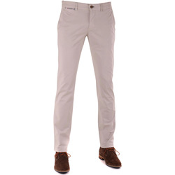 Textiel Heren Broeken / Pantalons Suitable Chino Broek Off-white Beige