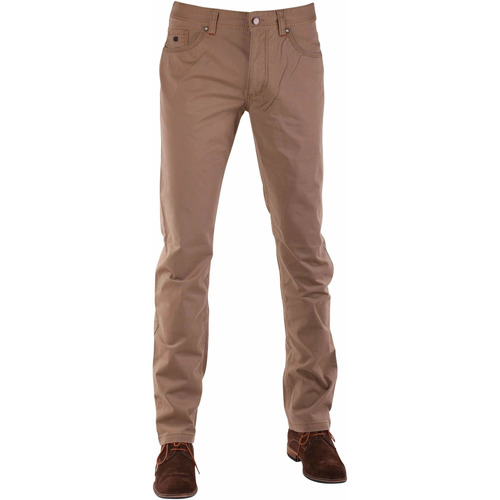 Textiel Heren Broeken / Pantalons Suitable Broek Khaki Kaki