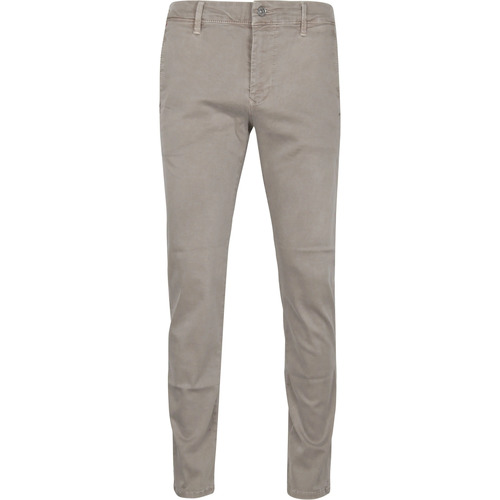 Textiel Heren Broeken / Pantalons Mac Jeans Driver Pants Flexx Lichtgrijs Grijs