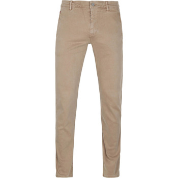 Textiel Heren Broeken / Pantalons Mac Jeans Driver Pants Flexx Beige Beige