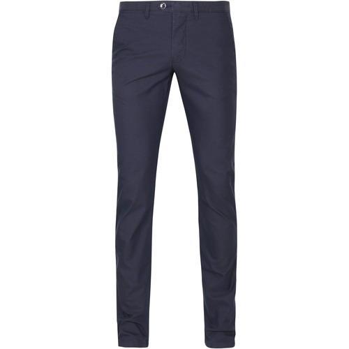 Textiel Heren Broeken / Pantalons Suitable Chino Sartre 3467 Donkerblauw Blauw