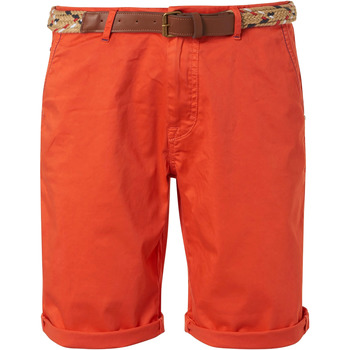 Textiel Heren Broeken / Pantalons No Excess Short Garment Dye Oranje Oranje
