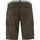 Textiel Heren Broeken / Pantalons No Excess Short Garment Dyed Olive Groen