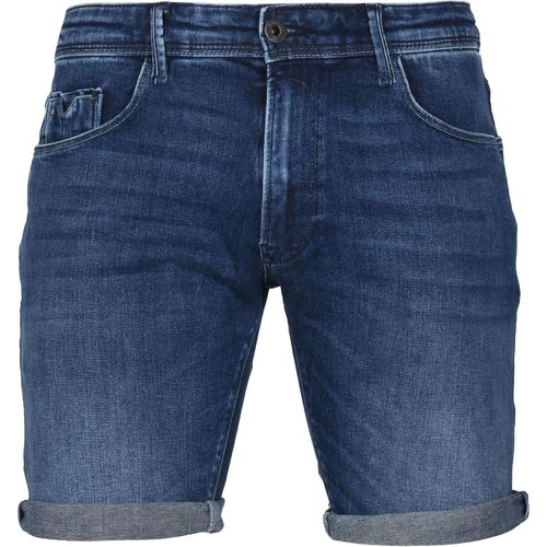 Textiel Heren Broeken / Pantalons Vanguard V18 Rider Jeans Short Mid Blue Blauw