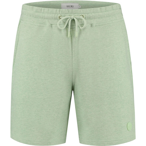 Textiel Heren Broeken / Pantalons Shiwi Sweat Shorts Lichtgroen Groen