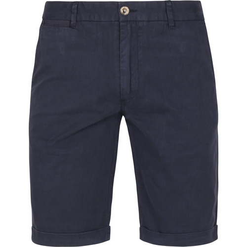Textiel Heren Broeken / Pantalons Suitable Short Chino Arend Donkerblauw Blauw