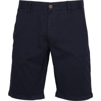 Textiel Heren Broeken / Pantalons Suitable Short Barry Navy Blauw