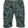 Textiel Heren Broeken / Pantalons Suitable Short Leafs Donkergroen Groen