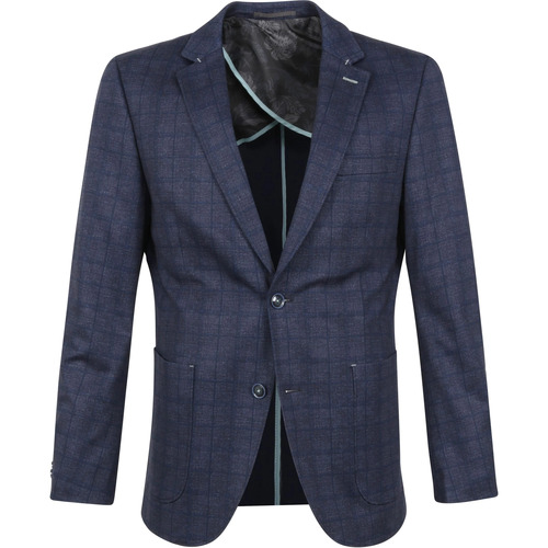 Textiel Heren Jasjes / Blazers Suitable Respect Colbert Dunany Flex Donkerblauw Blauw