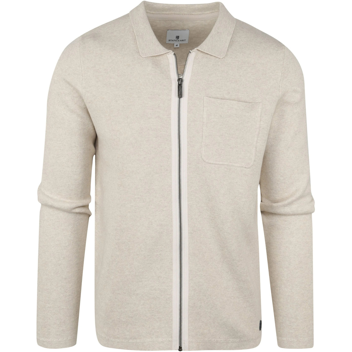 Textiel Heren Sweaters / Sweatshirts State Of Art Vest Kit Beige