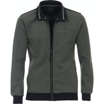 Textiel Heren Sweaters / Sweatshirts Casa Moda Vest Zip Donkergroen Groen