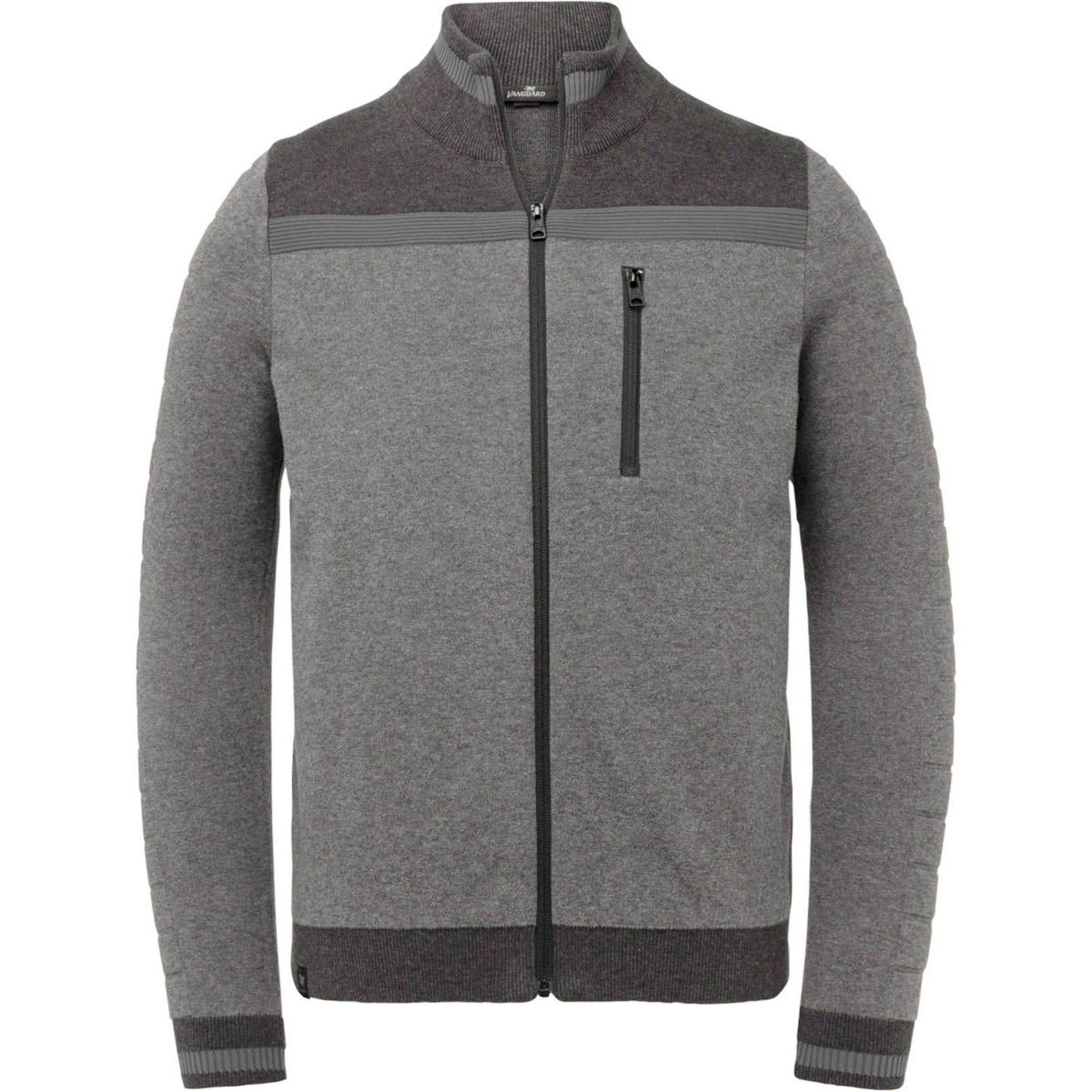 Textiel Heren Sweaters / Sweatshirts Vanguard Vest Melange Grijs Grijs