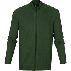 Textiel Heren Sweaters / Sweatshirts Suitable Claude Vest Donkergroen Groen
