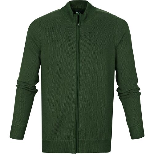 Textiel Heren Sweaters / Sweatshirts Suitable Claude Vest Donkergroen Groen