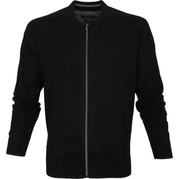 Textiel Heren Vesten / Cardigans Casa Moda Vest Zip Zwart Zwart