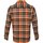 Textiel Heren Sweaters / Sweatshirts Knowledge Cotton Apparel Overshirt Ruit Oranje Blauw