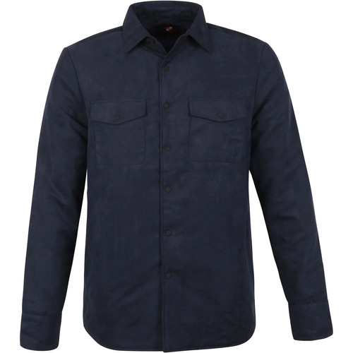 Textiel Heren Sweaters / Sweatshirts Suitable Pash Passetta Overshirt Donkerblauw Blauw