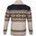 Textiel Heren Sweaters / Sweatshirts Suitable Prestige Jaquard Vest Ecru Beige