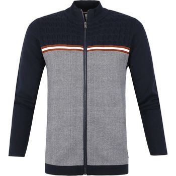 Textiel Heren Sweaters / Sweatshirts Blue Industry Vest Dessin Mix Donkerblauw Blauw