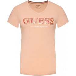 Textiel Dames T-shirts & Polo’s Guess W2GI05 J1300 Roze