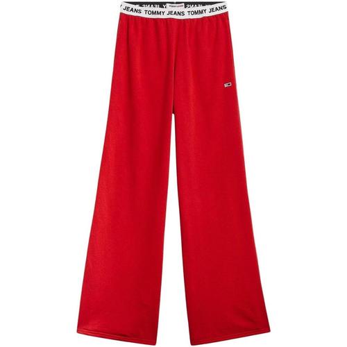 Textiel Dames Broeken / Pantalons Tommy Jeans  Rood