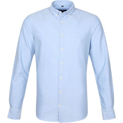 Textiel Heren Overhemden lange mouwen Suitable Overhemd Max Blauw Blauw