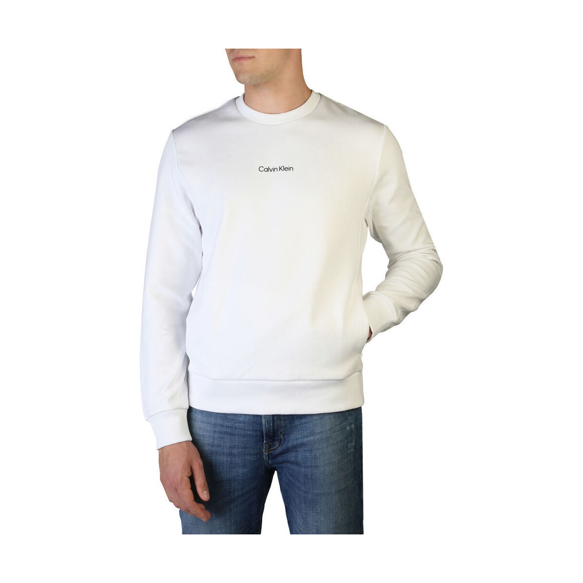 Textiel Heren Sweaters / Sweatshirts Calvin Klein Jeans - k10k109431 Wit