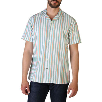 Textiel Heren Overhemden lange mouwen Tommy Hilfiger - mw0mw18372 Wit