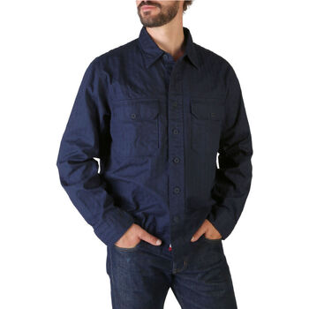 Textiel Heren Overhemden lange mouwen Tommy Hilfiger - mw0mw17590 Blauw