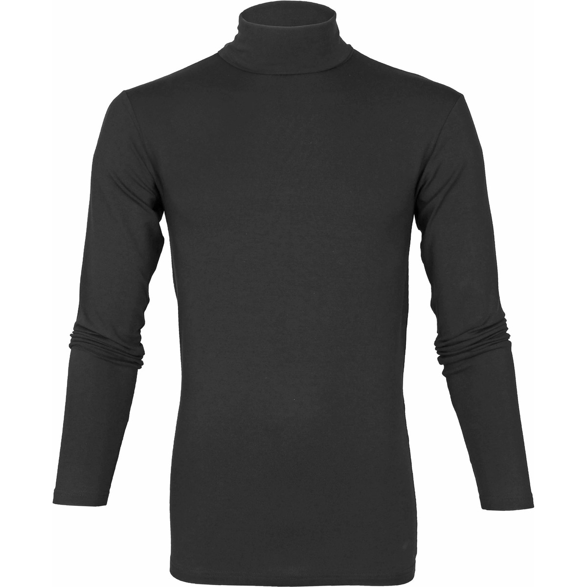 Textiel Heren T-shirts & Polo’s Alan Red Master Col Longsleeve Shirt Zwart Zwart