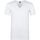 Textiel Heren T-shirts & Polo’s Alan Red T-Shirt Extra Diepe V-Hals Stretch Wit