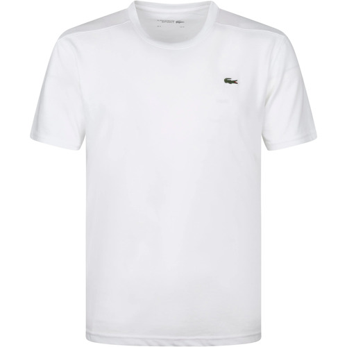 Textiel Heren T-shirts & Polo’s Lacoste T-Shirt Wit Wit