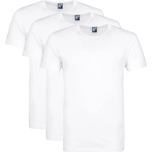 Textiel Heren T-shirts & Polo’s Alan Red Giftbox Derby O-Hals T-shirts Wit (3Pack) Wit