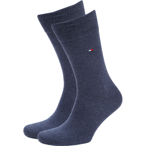 Ondergoed Heren Socks Tommy Hilfiger Classic 2-Pack Sokken Blauw Blauw